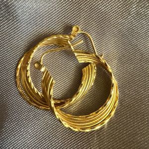14K Gold Hoop Earrings